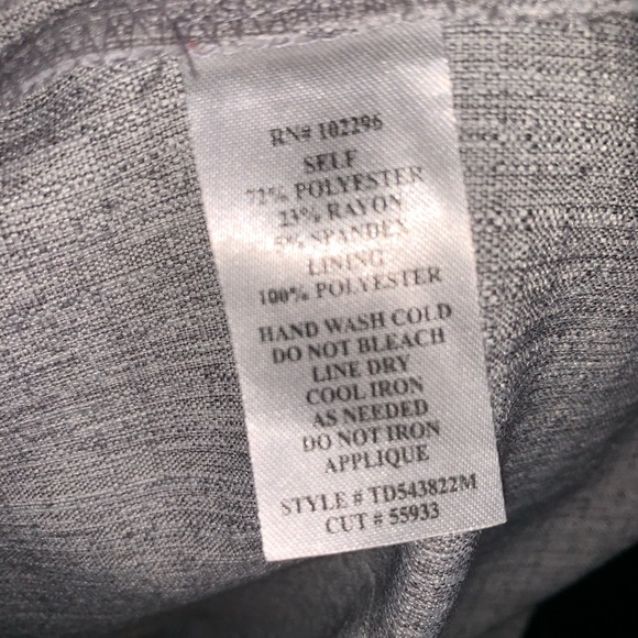 Gorgeous Grey Sheath Dress Pearl Neck Embelishment - Picture 7 of 7